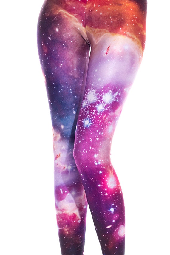 Galaxy Leggings Festival Clothing Yoga Leggings Yoga | Etsy Australia