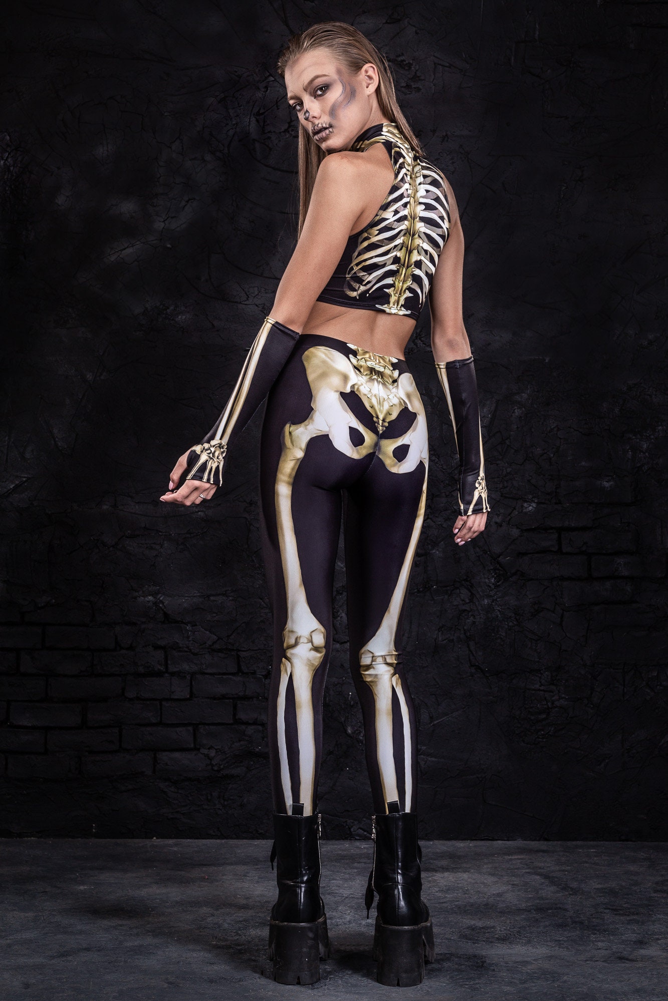 Skeleton Dancing Halloween Women's Joggers