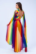 Pride Long Skirt Woman, Pride Festival Skirt Woman, Festival Pride Skirt, Pride Rainbow Skirt, Cutout Rave Skirt Woman, Festival Clothing product logo