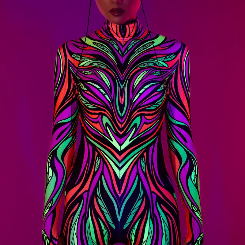 Neon Rave Long Sleeve - Etsy