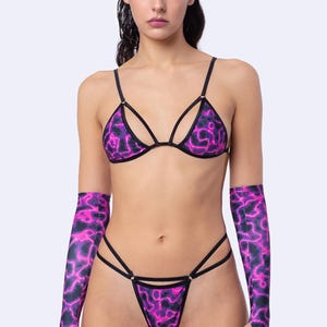Festival Sexy Top, Rave Strappy Top, Festival Top, Psychedelic Top Woman, Rave Cutout Top, Festival Top Women, Rave Wear, Rave Outfit Woman
