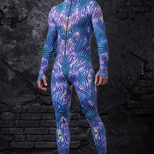 Body Rave Uomo, Tuta da Uomo, Costume da Body, Abbigliamento Rave Uomo, Outfit Rave, Costume da Burning Man, Abbigliamento Estetico, Moda Uomo