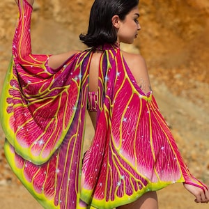 Mesh Sexy Wings, Unique Wings For Woman, Festival Party Wings, Mesh Wings, Women Rave Outfit, Fairy Women Clothing, Festival Accessories