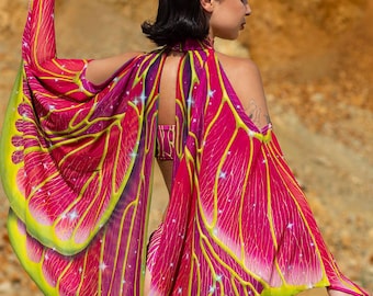 Mesh Sexy Wings, Unique Wings For Woman, Festival Party Wings, Mesh Wings, Women Rave Outfit, Fairy Women Clothing, Festival Accessories