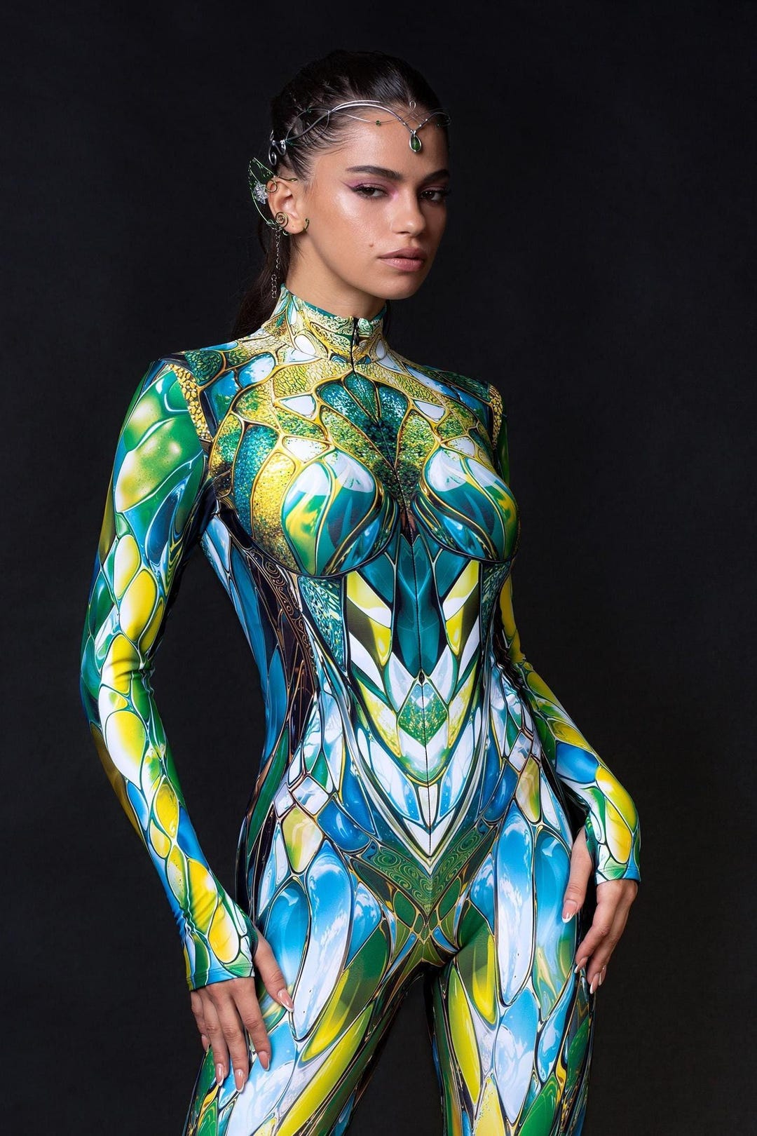 Cosplay Halloween Costume, Alien Costume Women, Superhero Costume for ...