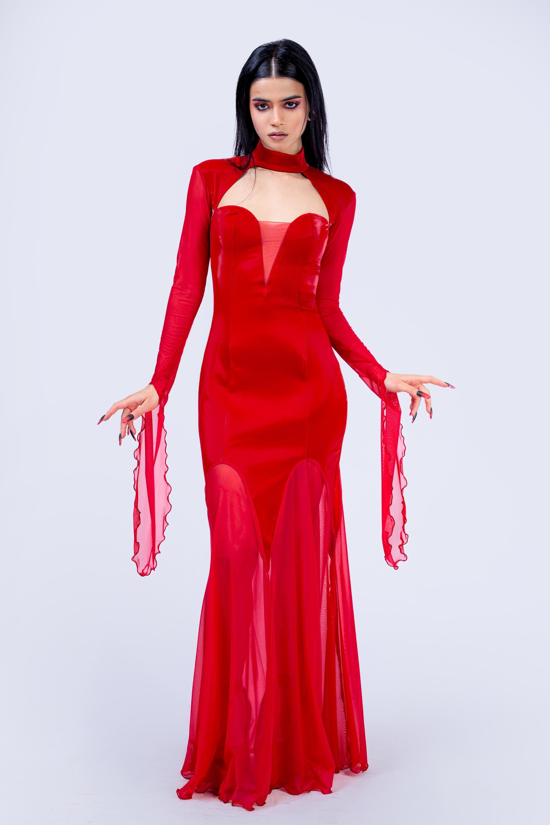 Red Sweetheart Dress