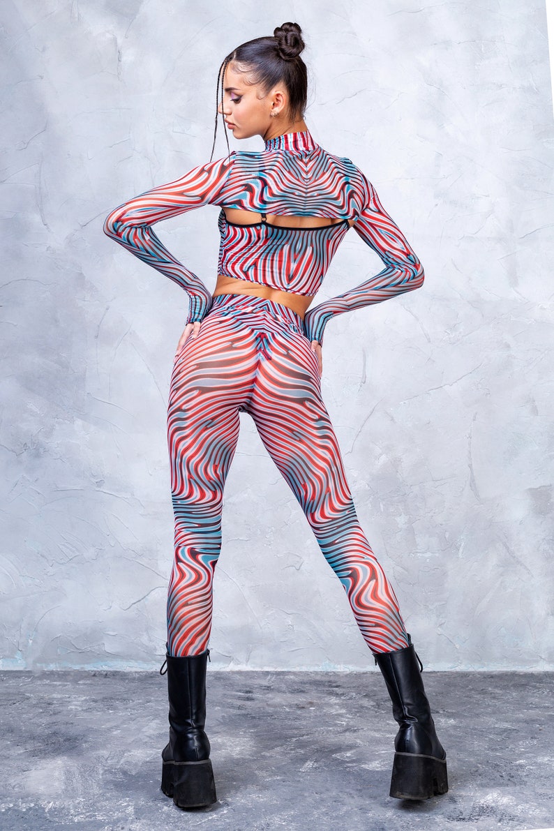 Sexy Mesh Leggings Sheer Pants See Thru Leggings Rave Etsy Canada