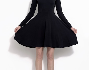 Vintage style stretch little black dress - The Kayley