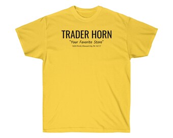 Trader Horn, Ellwood City, Pennsylvania, PA, Hardware Store, General Store, Vintage Retro Style T-shirt, Unisex Ultra Cotton