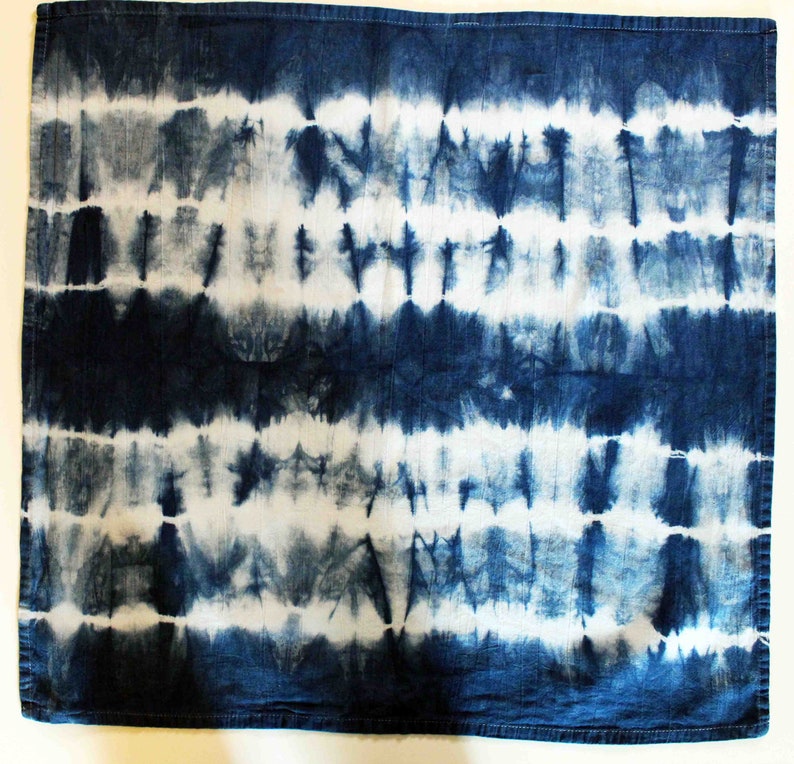 Shibori, Flour Sack Towel, Hand dyed, Indigo, Rustic decor, Kitchen gift, Hand towel, tea towel, Boho decor, Kitchen towel, Absorbent, image 8