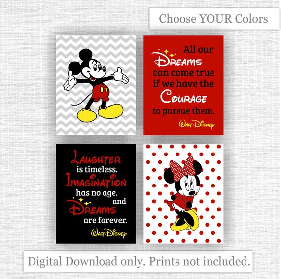 Instant Download Disney Citation Mickey Mouse Minnie Mouse Etsy Instant Download Disney Citation Mickey Mouse Minnie Mouse Etsy