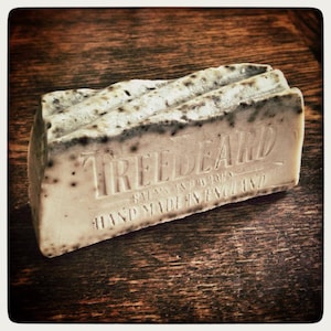 Beard Soap by TreeBeard with Goats Milk, Australian Blue Clay, Yorkshire Tea, and Botanical Oils