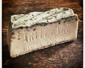 Beard Soap by TreeBeard with Goats Milk, Australian Blue Clay, Yorkshire Tea, and Botanical Oils