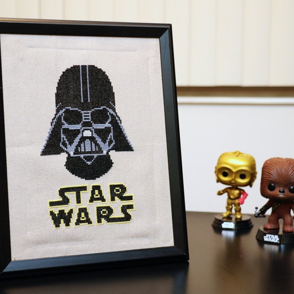 Darth Vader Star Wars *Cross Stitch PATTERN DOWNLOAD*