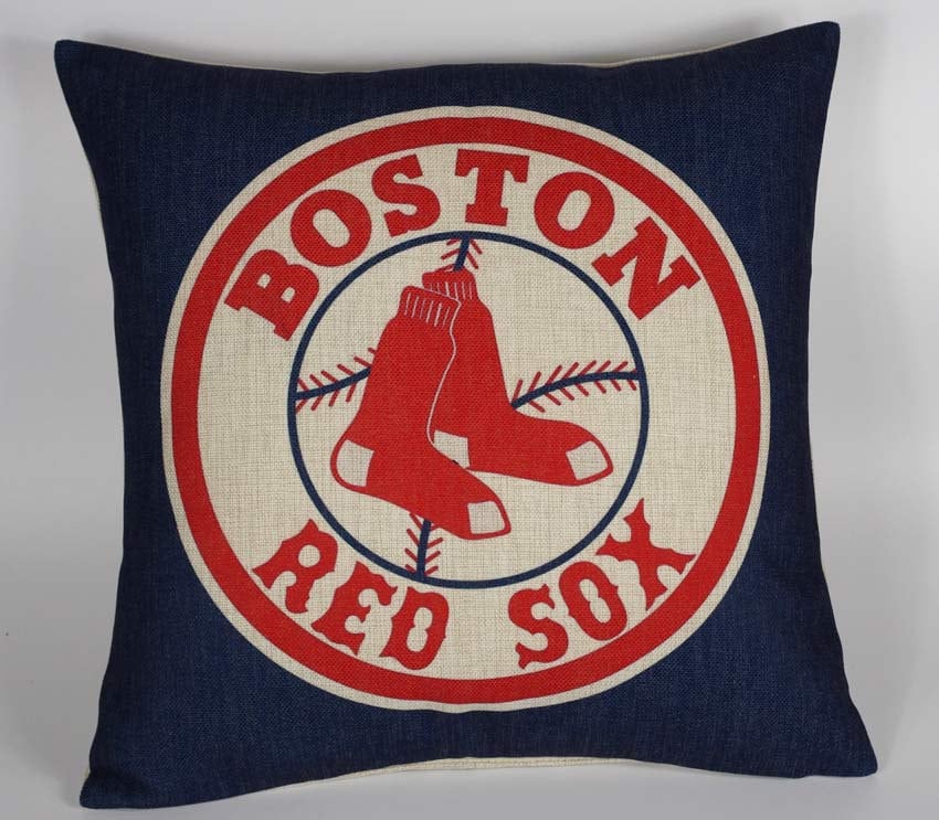 Boston Red Sox pillow cover decor pillow cover with MLB Etsy