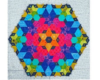 Motif de courtepointe en papier anglais Solar Prism