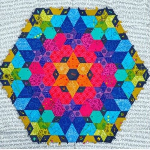 Sunseeker EPP Quilt Pattern English Paper Piecing Quilt Etsy