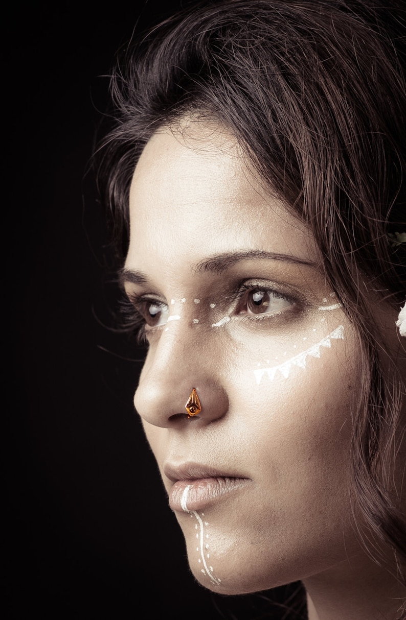 Gold Nose Ring Tribal Nose Stud Indian Nose Ring Nose Ring Helix 20g Small Nose Ring Piercing Jewelry Nose Piercing Tiny Earrings