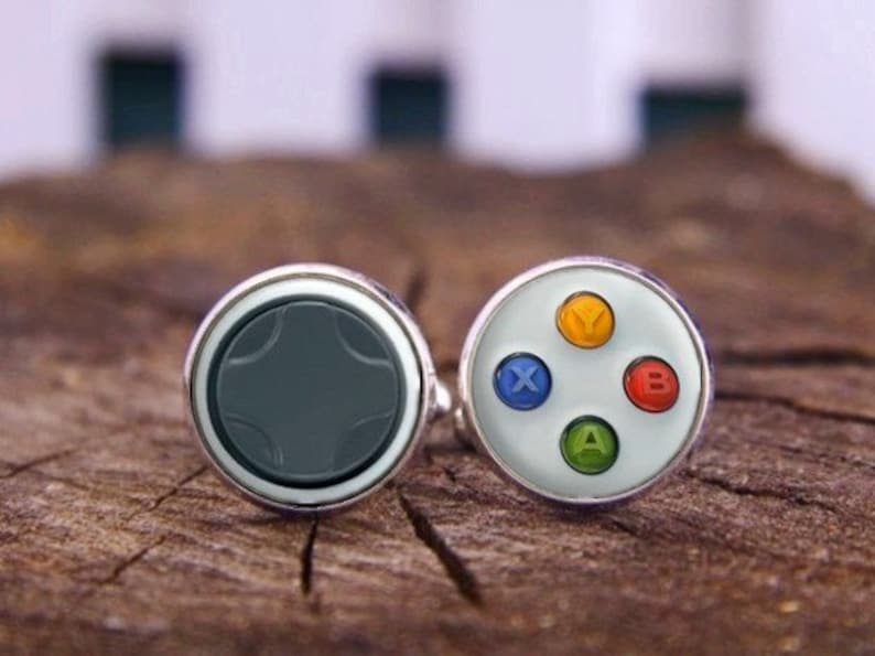 Controller Cufflinks Gamepad Keys Cufflinks Video Game Controller Cufflinks /& Tie Tacks Custom Personalized Cuff Links Gamer Cufflinks