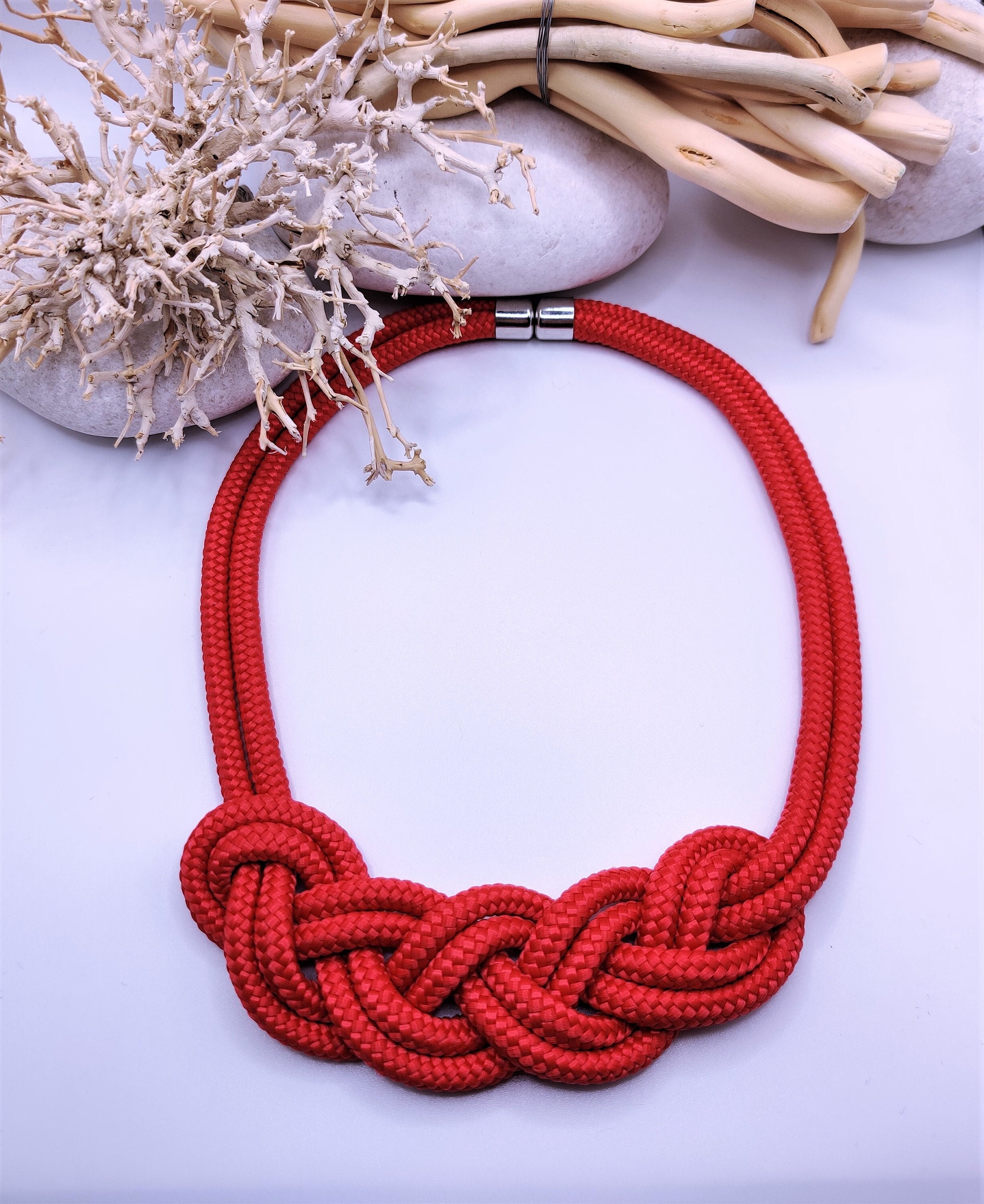 Baseball Necklace - Sports Braided Rope