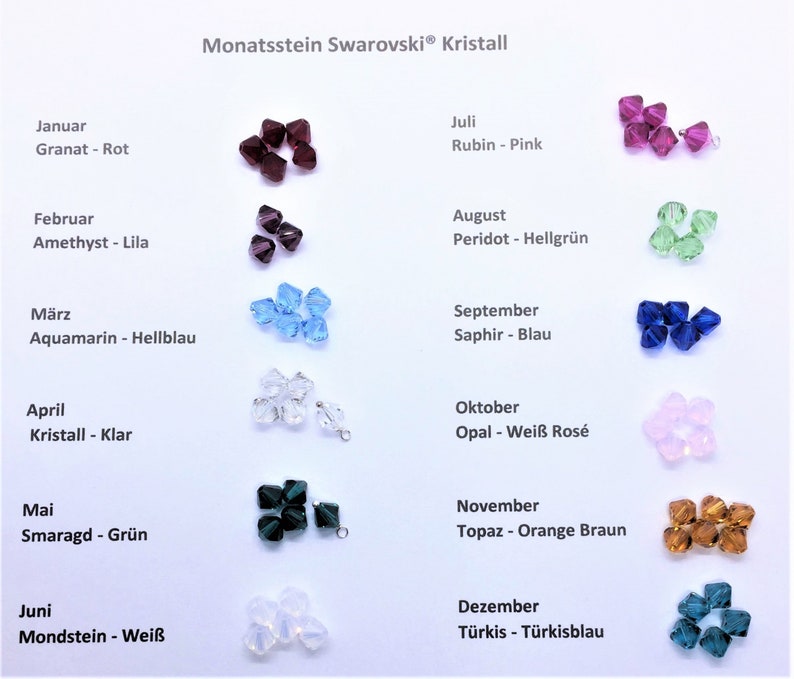 Lauritas Geburtsstein Armband 925 Silber - Individualisierbar Mit Edelsteinen