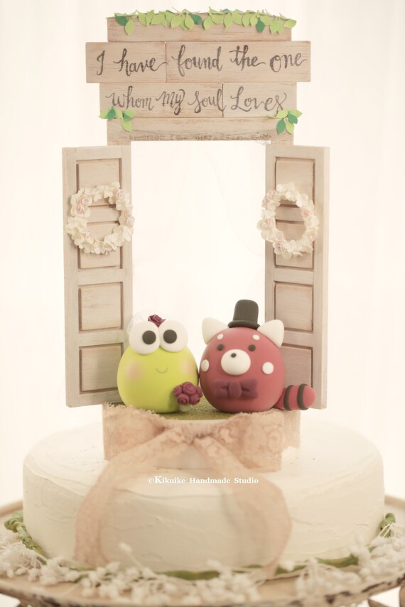 Panda Roux Et Grenouille Gateau De Mariage Etsy Panda Roux Et Grenouille Gateau De Mariage Etsy
