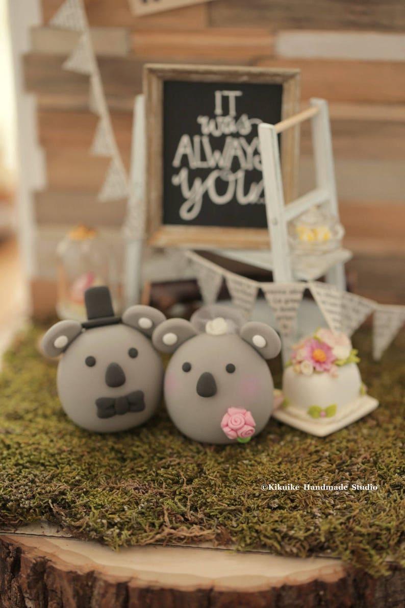 Koala wedding cake topper Etsy