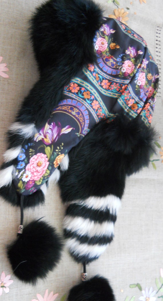 ladies Russian winter fur hat