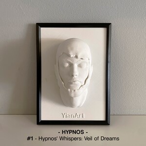 HYPNOS - 3D Printed Frame Artworks. Step into a world of artistry and innovation with our stunning 3D printed frame artworks. Explore the future of creativity