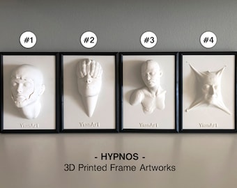 HYPNOS - 3D Printed Frame Artworks