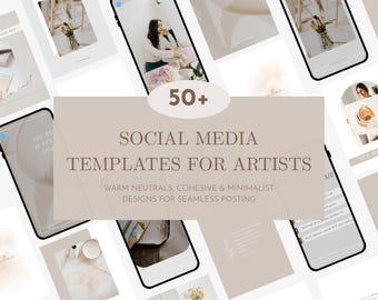 Elegant Instagram Templates for Artists | 50+ designs
