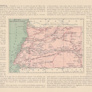 Historic Map - Guinea Rio Muni - Martin 1911 - Vintage Wall Art