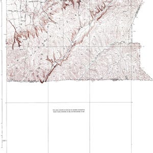 Topographical Map - La Brea California Quad - USGS 1928 - Vintage Wall Art
