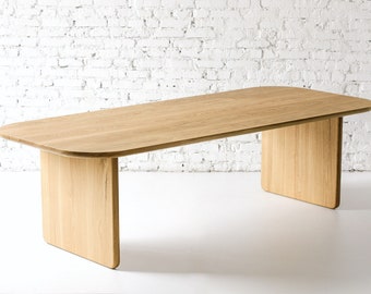 Belleville Table - Squircle Design Solid Oak Dining Table
