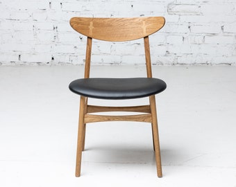 Belleville chair - Scandinavian design chair in solid oak wood
