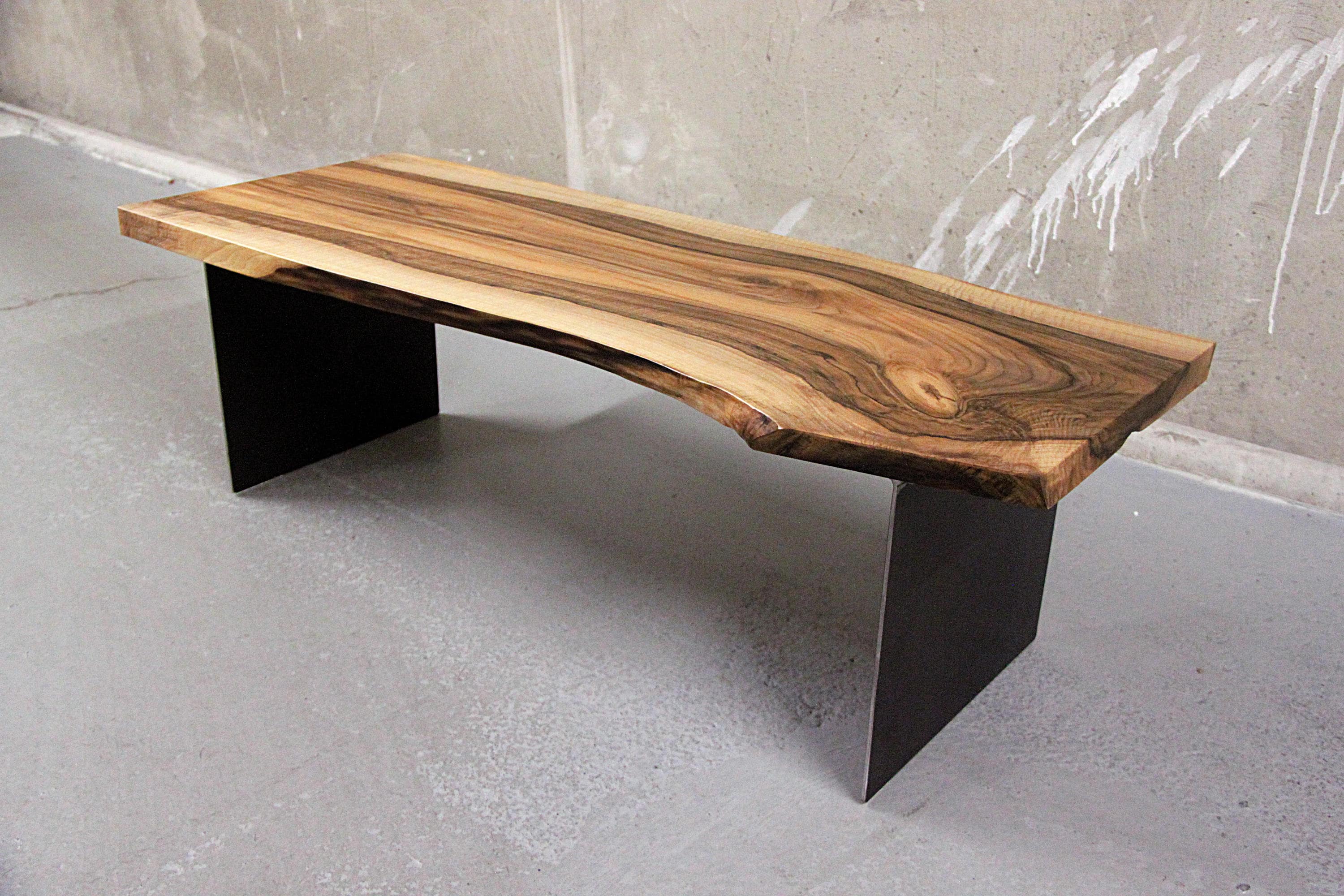 Solid walnut on sale coffee table