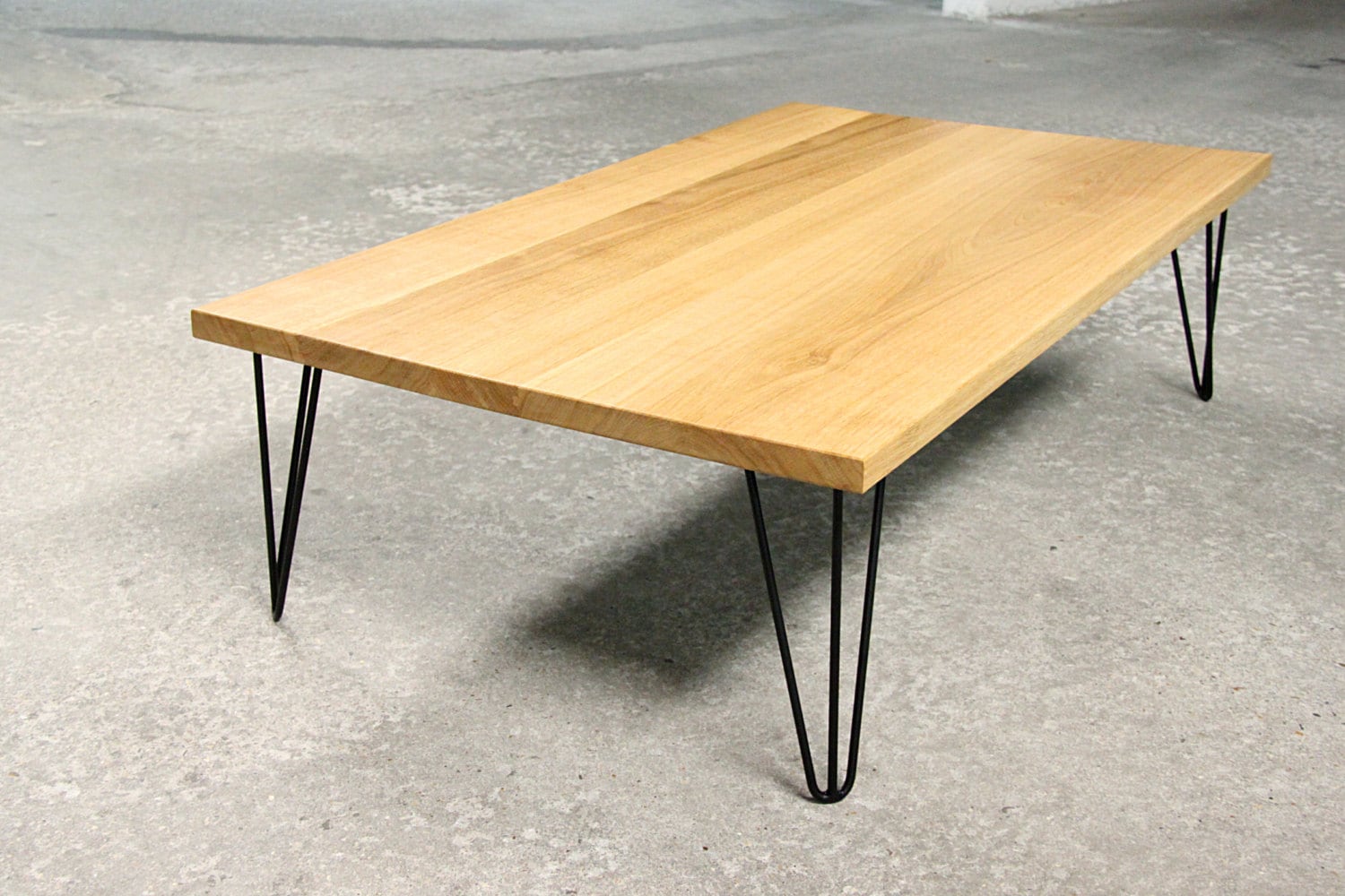 Table Basse Design Bois et Metal sur Mesure