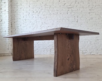 CHAMONIX Table - Custom-Made Solid Wood Dining Table