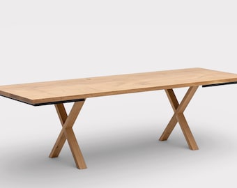 STAR - Custom-Made Solid Oak Extendable Dining Table