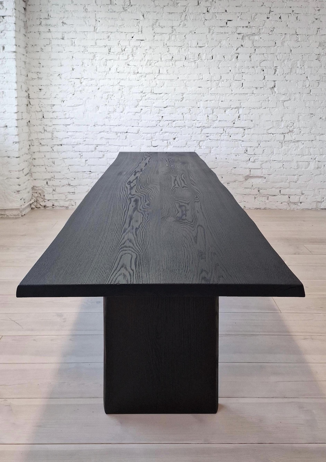 KURO - Custom-made Shou Sugi Ban Burnt Wood Dining Table - Etsy