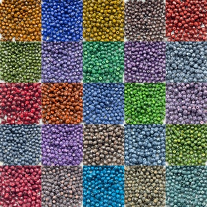 SnakeSkin Round Beads Czech Glass 4mm Mix & Match!  Fire Polished Faceted Strands of 50, 26 Colors!