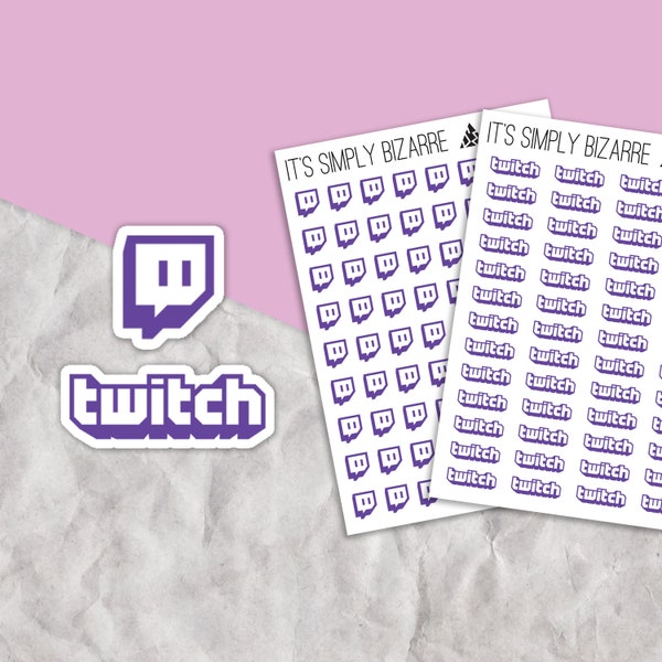 Twitch Stickers Etsy