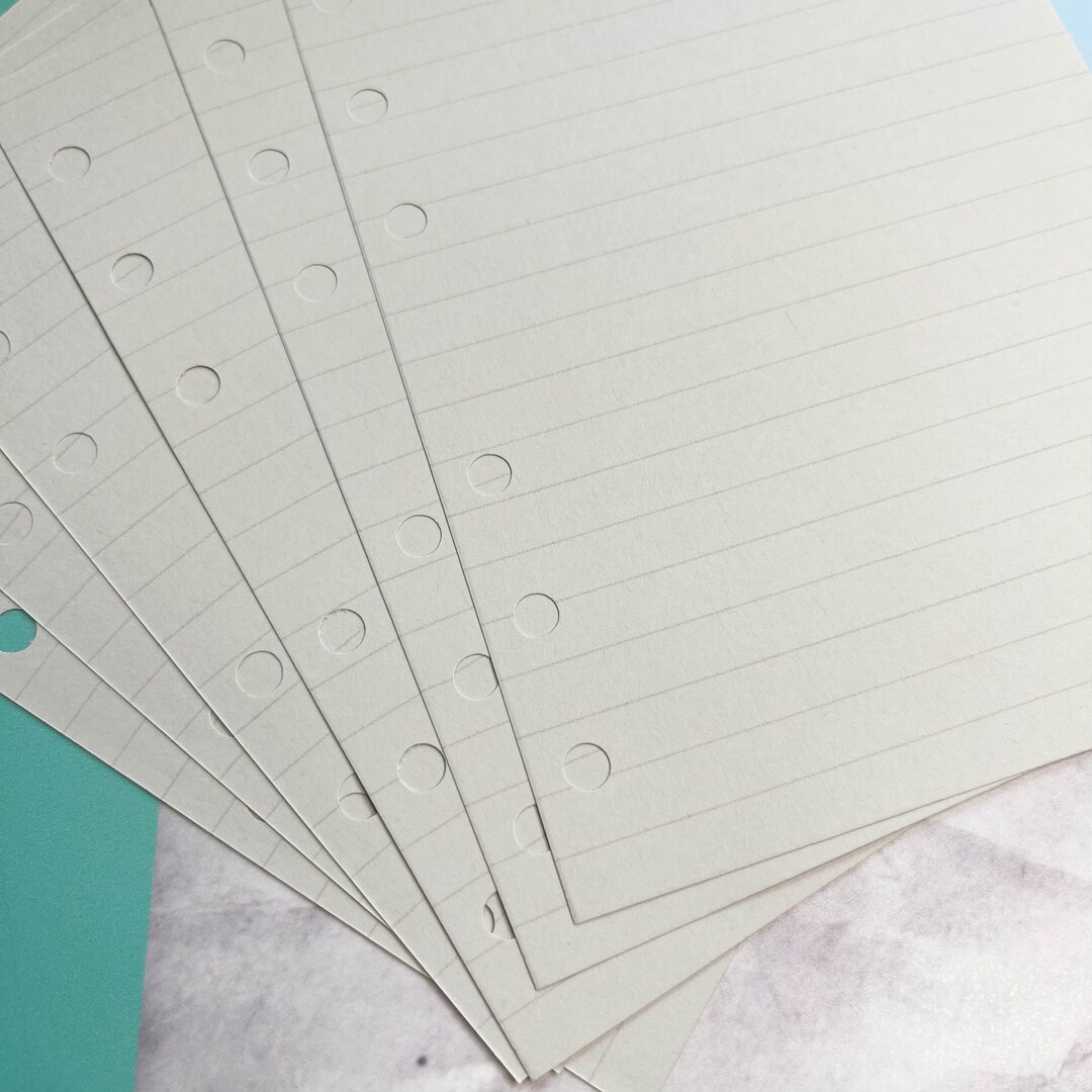Lined Grey Paper, Ring Planner Inserts, Planner Paper, Grey Paper ...