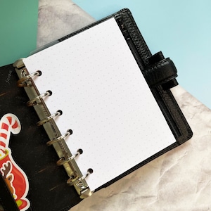 Pocket Plus Ringplaner Einlagen, Filofax Einlagen, Ring Planner, Ring Planner Seiten, Pocket Plus Size, Dot Grid Papier