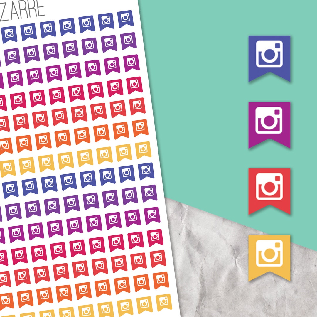 Instagram Stickers, Mini Flag Stickers, Rainbow Stickers, Sticker Sheet ...