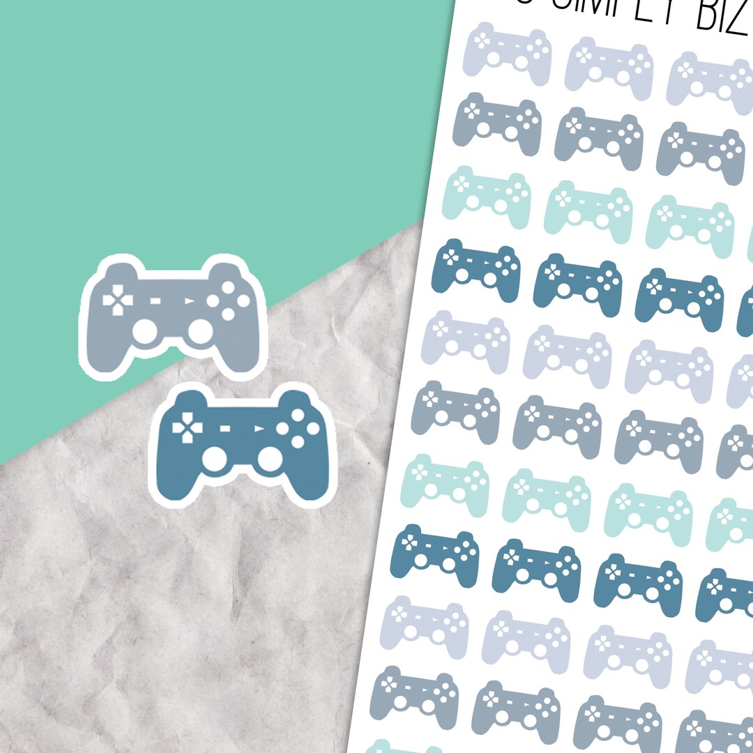 Game Controller Stickers, Playstation Stickers, Game Tracking, Planner
