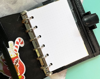 Pocket Ring Planner Inserts, Ring planner, Planner pages, Dot grid paper, Filofax pages, Planner refills, Lined paper, Filofax pocket paper