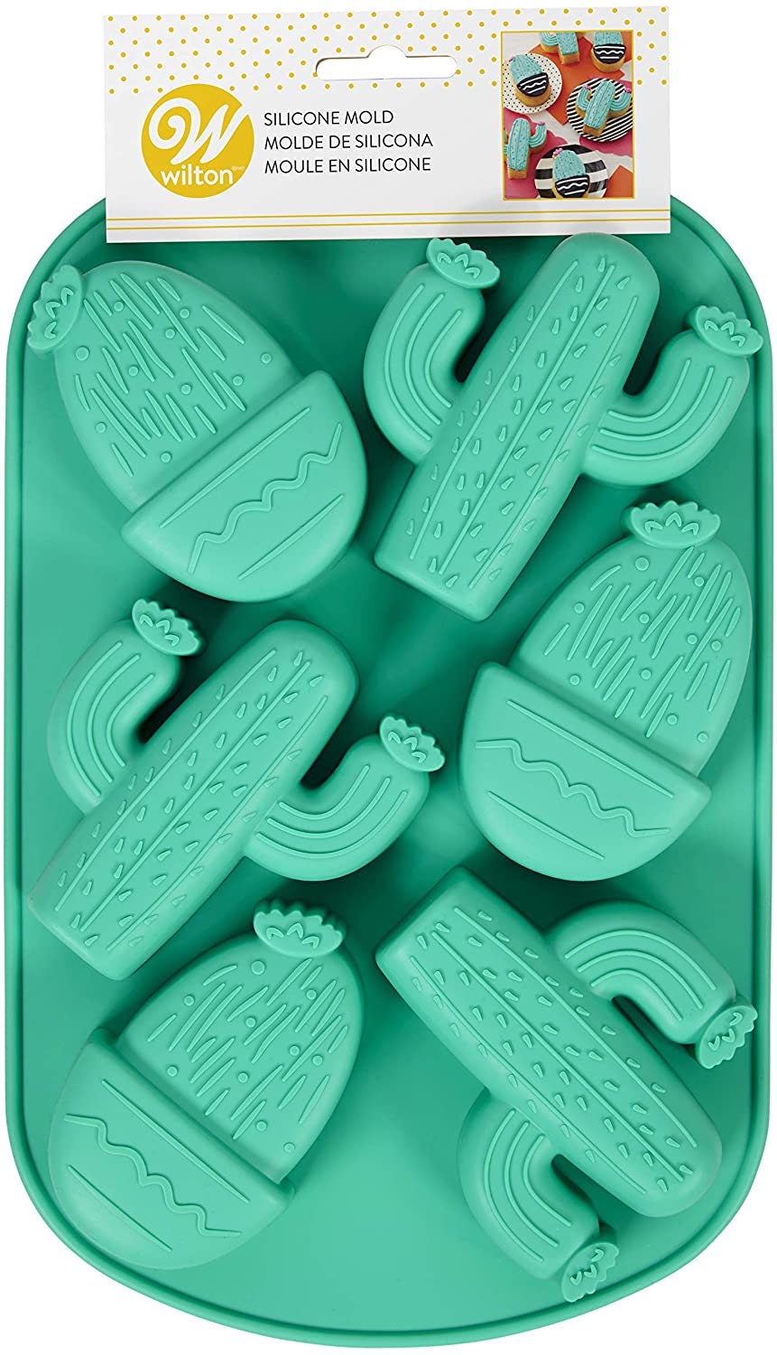 Moule à Petits Gâteaux en Silicone - Cactus Ananas Pastèque