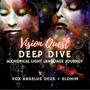 VISION QUEST: Deep Dive Shamanic Journey with Elohim + Sacred Medicine Symbol (PDF Download)