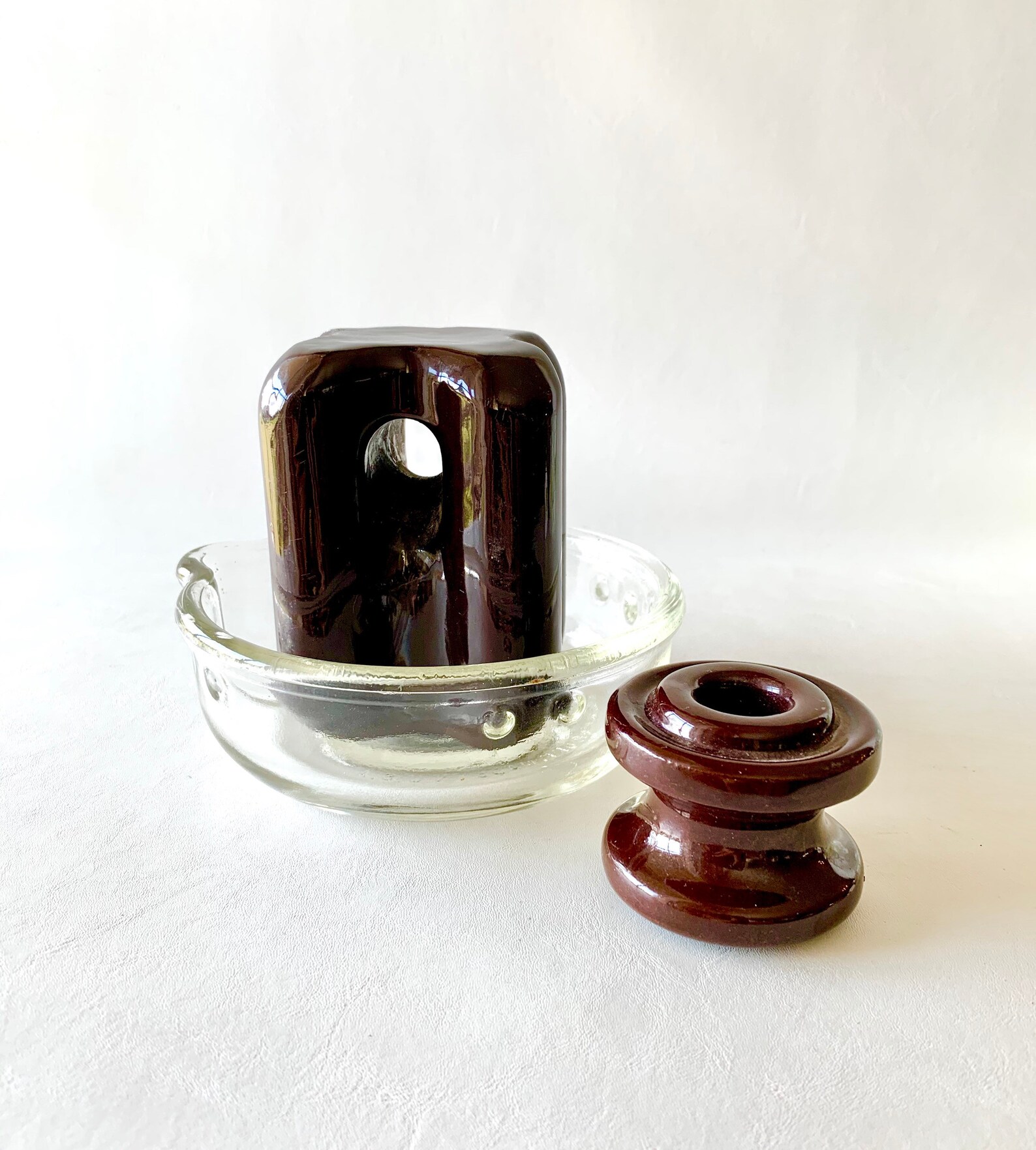 Vintage Pyrex Glass Ceramic Hydro Insulators Lot Etsy